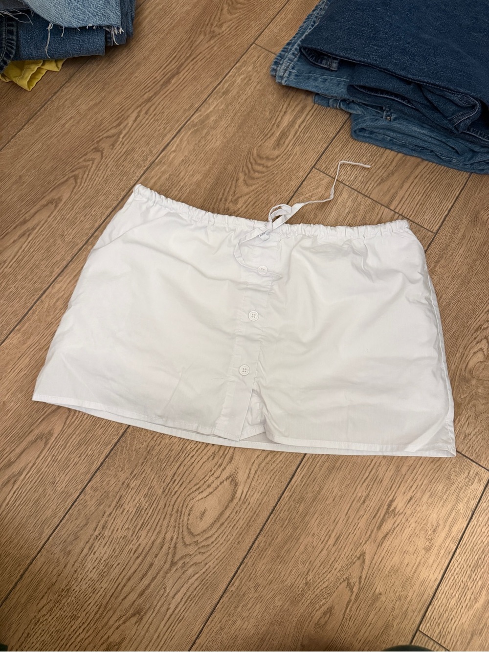 claire rose x na-kd mini skirt